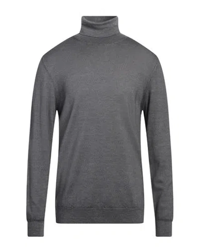 +39 Masq Man Turtleneck Grey Size 44 Merino Wool