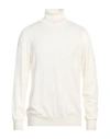 +39 Masq Man Turtleneck Ivory Size 44 Merino Wool