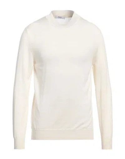 +39 Masq Man Turtleneck Ivory Size 44 Wool, Silk