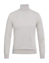 +39 Masq Man Turtleneck Light Brown Size 36 Wool, Silk