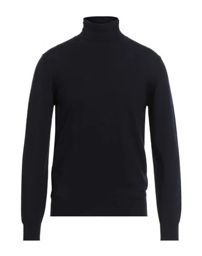 +39 Masq Man Turtleneck Midnight Blue Size 44 Merino Wool