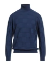 +39 Masq Man Turtleneck Navy Size 42 Merino Wool