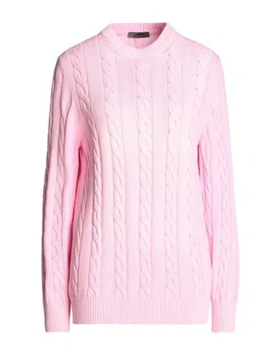 +39 Masq Woman Sweater Pink Size 14 Cotton