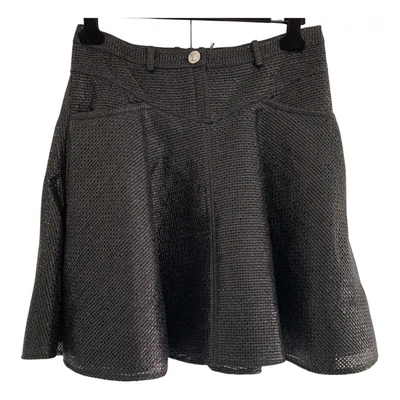 Pre-owned Versace Skirt In Metallic