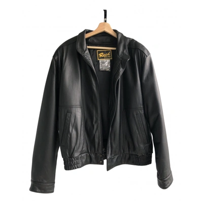 Pre-owned Reed Krakoff Leather Jacket In Black