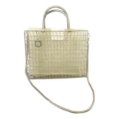 Pre-owned Ferragamo Handbag In Silver