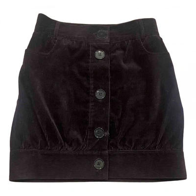 Pre-owned Missoni Mini Skirt In Brown