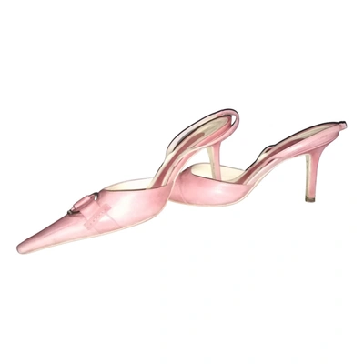 Pre-owned Givenchy Leather Sandals In Pink