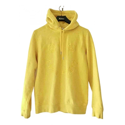 Pre-owned Ganni Spring Summer 2020 Sweatshirt In Yellow