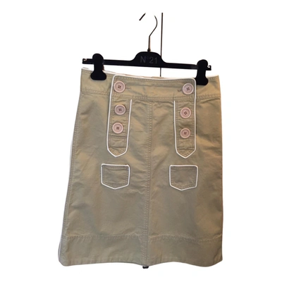 Pre-owned Marc Jacobs Mid-length Skirt In Beige