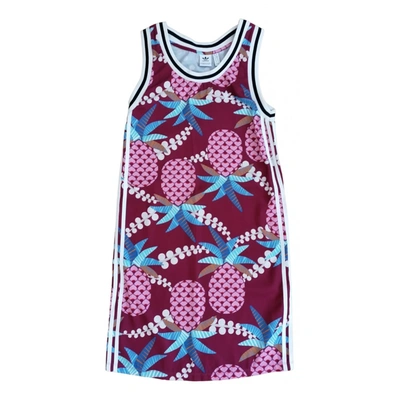 Pre-owned Adidas Originals Mid-length Dress In Multicolour
