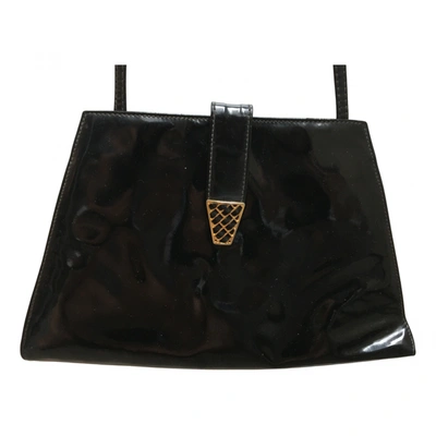 Pre-owned Bally Patent Leather Crossbody Bag In Black