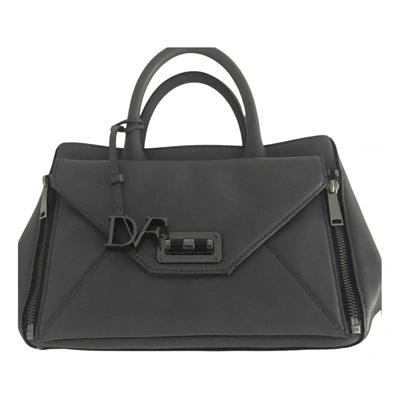Pre-owned Diane Von Furstenberg Leather Handbag In Grey