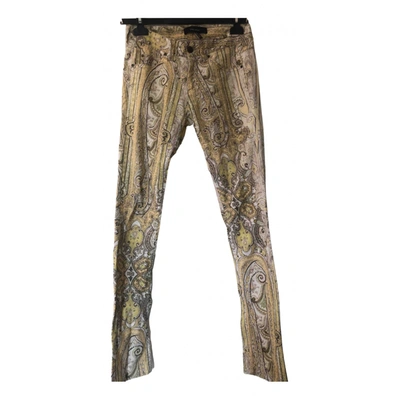 Pre-owned Isabel Marant Straight Pants In Multicolour