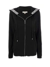 MICHAEL KORS BLACK HOODIE,MS1601NCSN 001