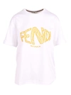 FENDI COTTON T-SHIRT,FS7375AG80F0ZNM