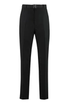 Givenchy Side Pleat Tailored Trousers In Black