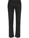 EMPORIO ARMANI MID-RISE STRAIGHT LEG JEANS