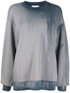 Cotton Citizen Brooklyn Oversize Crew Sweatshirt In Blau