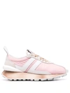 LANVIN CURB PANELLED SNEAKERS