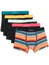 PAUL SMITH LOGO-PRINT BOXERS (PACK OF FIVE)