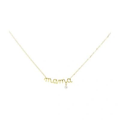 Persée Necklace Mama Diamond In Yellow Gold