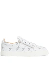 Giuseppe Zanotti Frankie Logo-print Sneakers In White