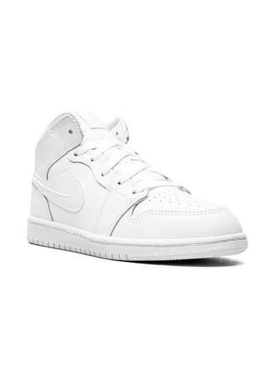 Jordan Kids' Air  1 Mid Se Gs Sneakers In White