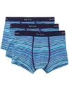 PAUL SMITH STRIPED 3 PACK BOXERS