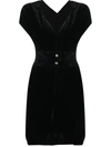Rick Owens Arrowhead Dress In Black Synthetic Fibers In Black