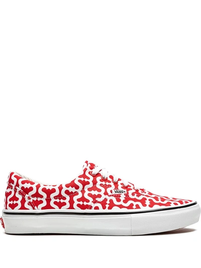 Vans X Supreme Skate Era Sneakers In Red