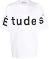 Etudes Studio Logo-print Short-sleeved T-shirt In Weiss