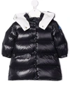 MONCLER HOODED PADDED PATCH-DETAIL JACKET
