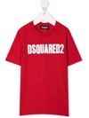 DSQUARED2 LOGO-PRINT COTTON T-SHIRT