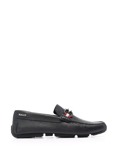Bally Parsal Loafers In Black