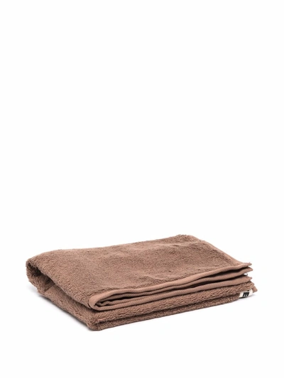 Tekla Organic Cotton Towel In Braun