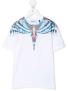Marcelo Burlon County Of Milan White T-shirt For Boy With Iconic Wings In 白色