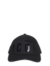 Dsquared2 Be Icon Black Baseball Cap In Black
