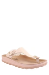 Fantasy Sandals Arianna T-strap Sandal In Cute Pink