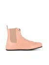 Officine Creative Side Zip-fastening High-top Sneakers In Nude