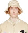 Jacquemus Le Bob Artichaut Canvas Bucket Hat In White