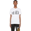 Dsquared2 Cotton T-shirt With Logo Print In White