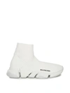 Balenciaga Speed 2.0 Lt Rib Sock Sneaker In White