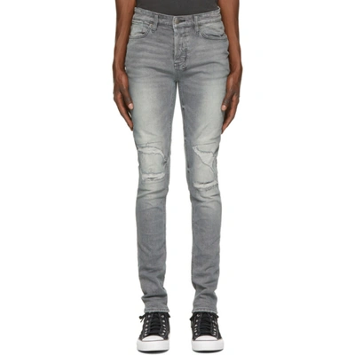 Ksubi Grey Ripped Van Winkle Jeans