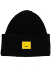 ACNE STUDIOS FACE-PATCH WOOL BEANIE