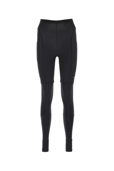 Balenciaga High-rise Stretch-jersey Leggings In Black