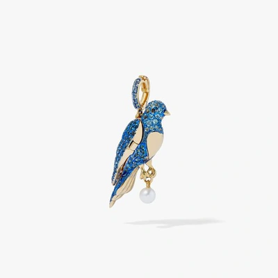 Annoushka Mythology 18ct Gold Bluebird Locket Charm