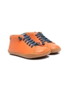 CAMPER PEU LEATHER LACE-UP SNEAKERS