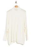 Joseph A Oversized Boxy Turtleneck In Ivory