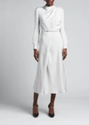 giorgio armani marocaine belted silk midi dress Giorgio Armani